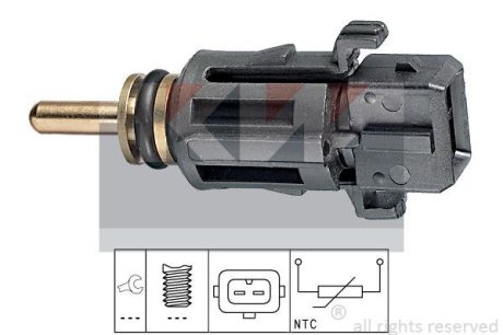 Датчик температури охолодж. рідини/масла/топлива (аналог EPS 1.830.279/Facet 7.3279) KW 530 279
