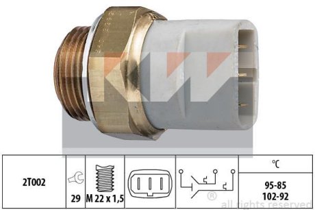 Термовыключатель 1.6 KW 550 635