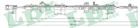 Трос зчеплення LPR C0034C