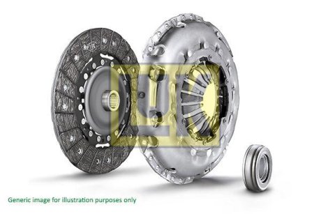 Комплект зчеплення Hyundai Accent 1.3 94-00 (d=190mm) (+вижимний) LuK 619 3131 00