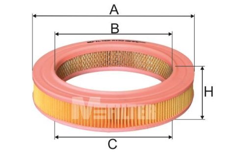 Фільтр повітряний M-FILTER A122