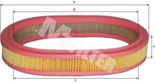 Фільтр повітряний M-FILTER A126