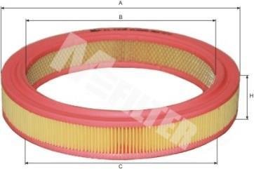 Фільтр повітряний M-FILTER A386