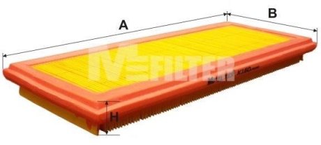 Фільтр повітряний FIAT (вир-во) M-FILTER K160