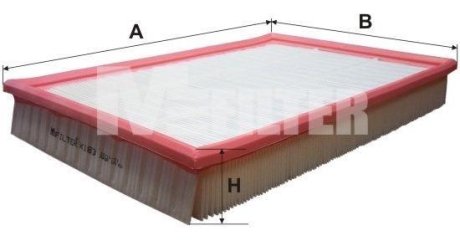 Фільтр повітряний M-FILTER K183