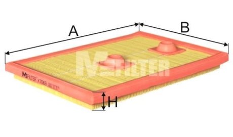 Фільтр повітряний VW/Skoda 1.2/1.4 TSI 12- M-FILTER K 7069