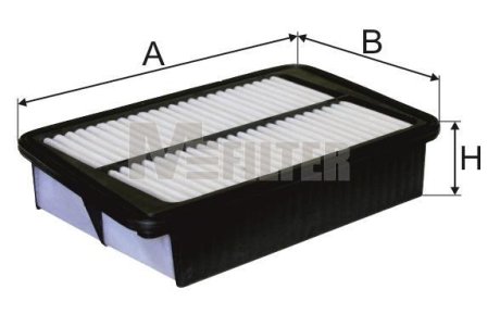 Фільтр повітряний M-FILTER K744