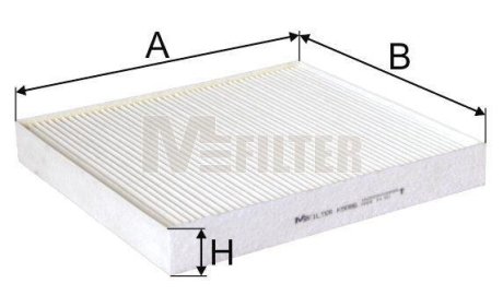 Фільтр салону Audi A3/Octavia/Golf VI/VII 12- M-FILTER K 9086