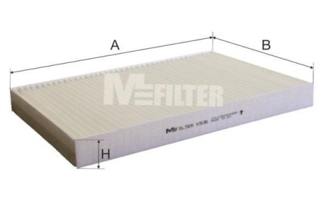 Фільтр салону Audi A4 00-08/A6 97-05 M-FILTER K 936