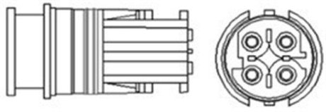 BMW Кисневий датчик (лямбда-зонд) 1 (E87), 3 (E90), 3 Touring (E91), X3 (E83) MAGNETI MARELLI 466016355123