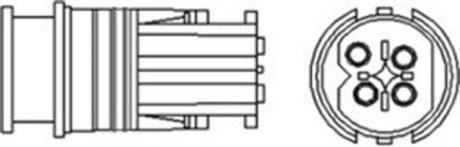 DB Кисневий датчик (лямбда-зонд) W203, W210, W463 MAGNETI MARELLI 466016355126