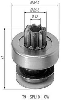 Бендикс (z=9) VW LT 2,4D AUDI-100D/TD DB 200-300D/TD [] MAGNETI MARELLI 940113020061