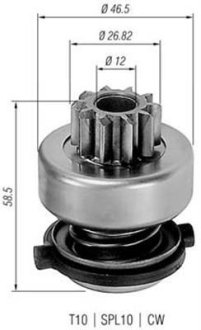 Бендикс (z=10) FORD Sierra 1,6/1,8/2,0, Escort 1,1, Fiesta 1,4 MAGNETI MARELLI 940113020149