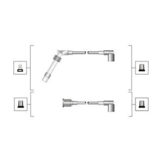 Комплект дротів запалювання (вир-во кор.код. MSQ0027) MAGNETI MARELLI 941319170027