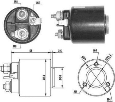 Соленоїд - [940113050061] MAGNETI MARELLI AME0061