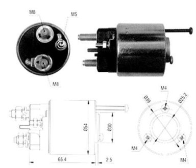 Соленоїд Citroen,Renault - VALEO [940113050065] MAGNETI MARELLI AME0065