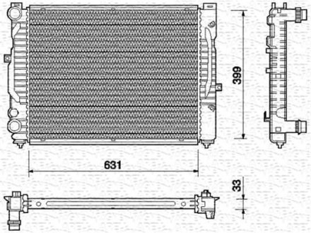 Радиатор охлаждения MAGNETI MARELLI BM712