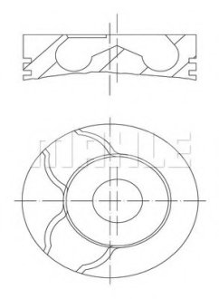 Поршень MAHLE / KNECHT 0101501