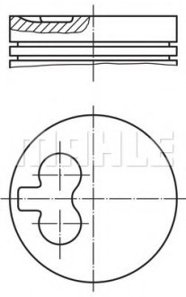 Поршень MAHLE / KNECHT 0298201 (фото 1)