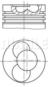 Поршень MAHLE / KNECHT 030 41 00