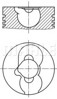 Поршень MAHLE / KNECHT 2288200