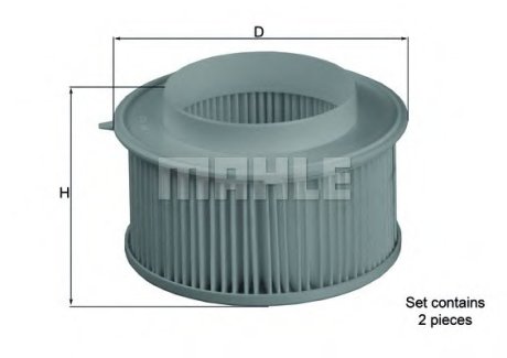 Фільтр салону MAHLE / KNECHT LA15S