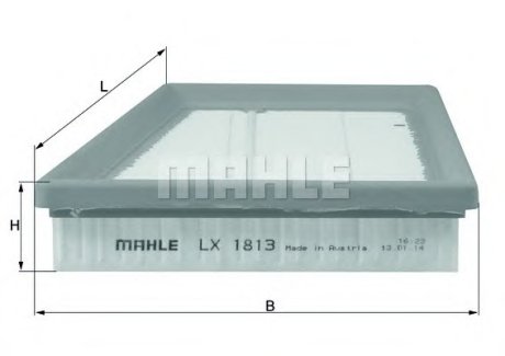 Фильтр воздушный MAHLE / KNECHT LX 1813