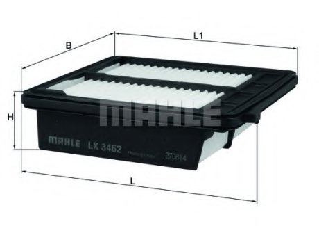 Повітряний фільтр MAHLE / KNECHT LX3462