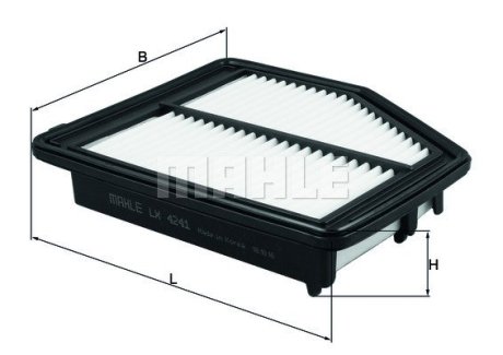 Фільтр повітряний KNECHT MAHLE / KNECHT LX 4241