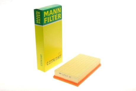 Фильтр воздушный (к-кт) -FILTER MANN C 2774/3 KIT