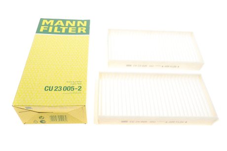 Фильтр салона (к-кт) -FILTER MANN CU 23 005-2