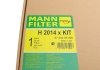 Фільтр масляний (к-кт) -FILTER MANN H 2014 X KIT (фото 9)