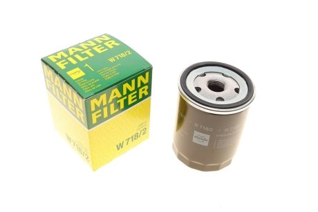 Фильтр масляный -FILTER MANN W 718/2