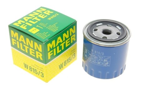 Фильтр масляный -FILTER MANN W 815/3