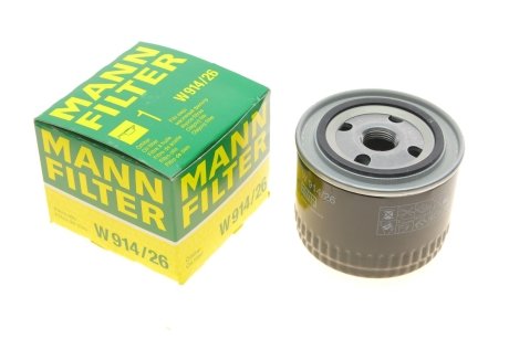 Фильтр масляный -FILTER MANN W 914/26