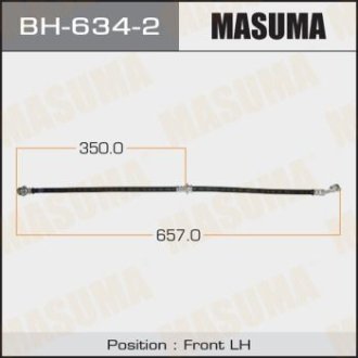 Шланг тормозной MASUMA BH6342