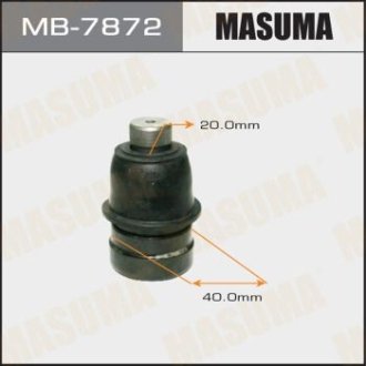 Опора кульова передня нижня LANCERMITSUBISHI ASX (10-20), CITROEN C4 AIRCROSS (12- MASUMA MB7872