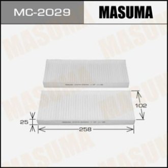 Фильтр салона (2 шт.) NISSAN NP300 NAVARA (15-20), NISSAN PATHFINDER IV (12-17), NISSAN NP300 NAVARA (05-15) MASUMA MC2029