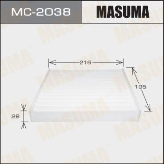 Фільтр салону MASUMA MC2038