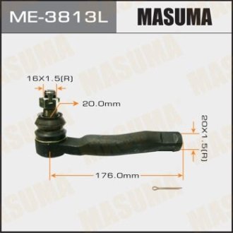 Накінечник кермовий out LH LAND CRUISER 100 LEXUS LX470 2000.08- MASUMA ME3813L