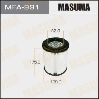 Фильтр воздушный HONDA CIVIC VIII, TOYOTA AVENSIS (05-08) MASUMA MFA991