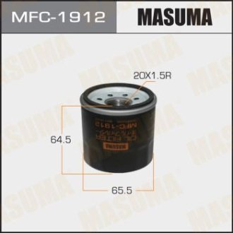 Фільтр масляний Mazda CX-30 (19), CX-5 (11), CX-9 (17-), 3, 6 (12-)/ Subaru Forester (01-), Impreza (03-), Outback (03-) MASUMA MFC1912