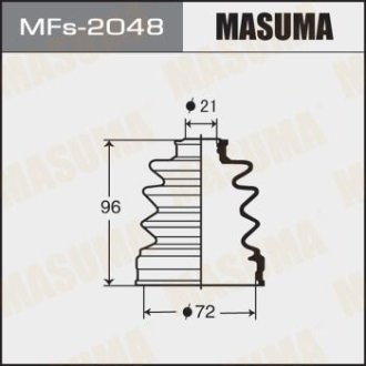 Пыльник ШРУСа (силикон)SUBARU OUTBACK (BR) 2.5 i AWD (13-18), SUBARU FORESTER (08-13) MASUMA MFs2048