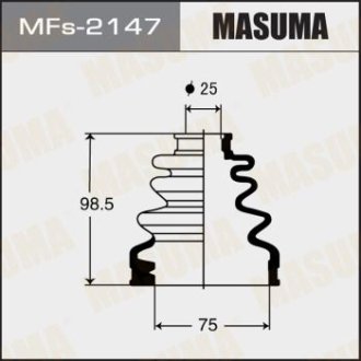 Пильовик ШРУСу (силікон))INFINITI Q70 (Y51) 5.6 AWD (15-20), INFINITI Q50 (03-18) MASUMA MFs2147