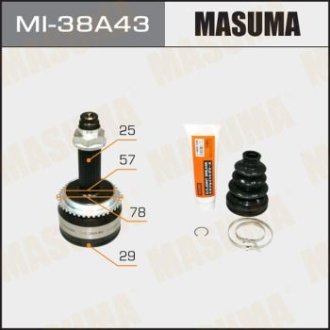 ШРУС наружный Mitsubishi Outlander (03-09) (нар:25/вн:29) MASUMA MI38A43