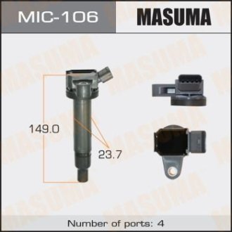 Катушка зажигания Toyota Land Cruiser, Sequoia, Tundra 4.7 (-12) MASUMA MIC106