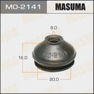 Пильовик опори кульовий 8х20х16 HONDA CIVIC IX (12-20), HONDA ACCORD IX 2.4 (14-19) MASUMA MO2141