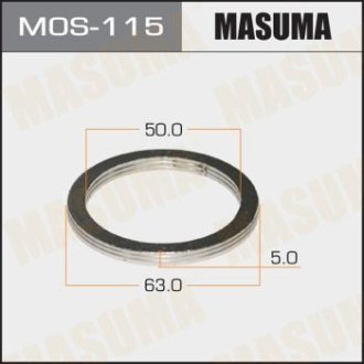 Кольцо глушителя графитовое MASUMA MOS115