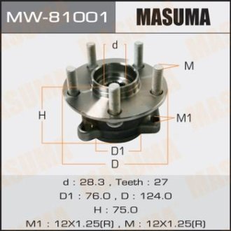 Ступица колеса MASUMA MW81001