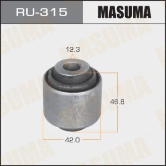 Сайлентблок задньої поперечної тяги Honda Civic (01-05), CR-V (01-16), FR-V (05-09) MASUMA RU315